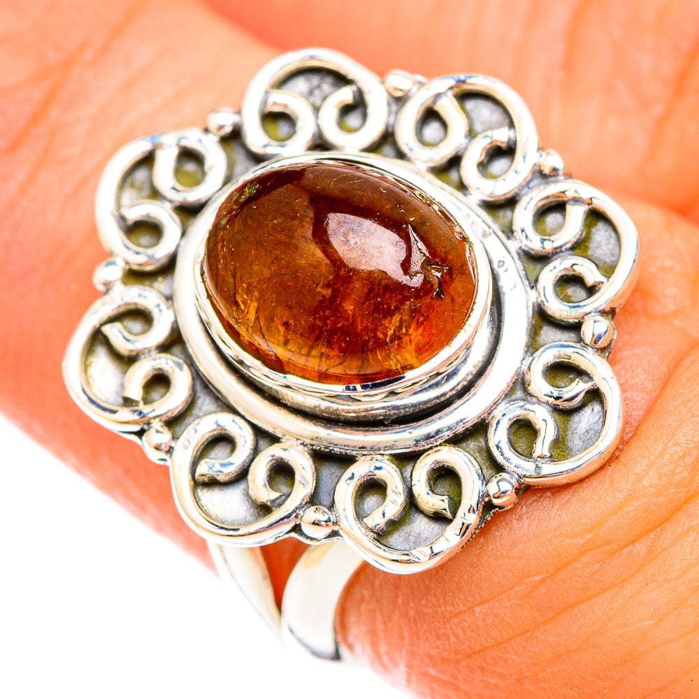 Citrine Rings handcrafted by Anasilvercos - RING118983