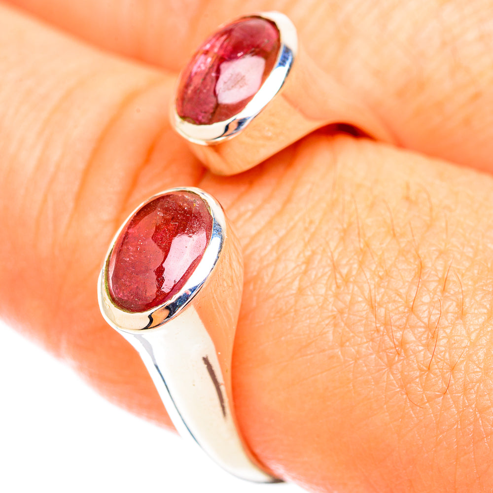 Pink Tourmaline Rings handcrafted by Anasilvercos - RING118984
