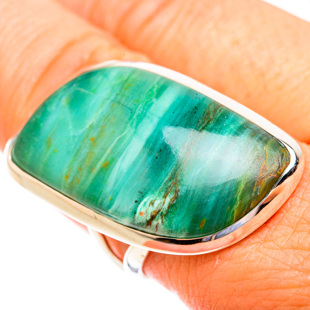 Peruvian Opal Rings handcrafted by Anasilvercos - RING119060