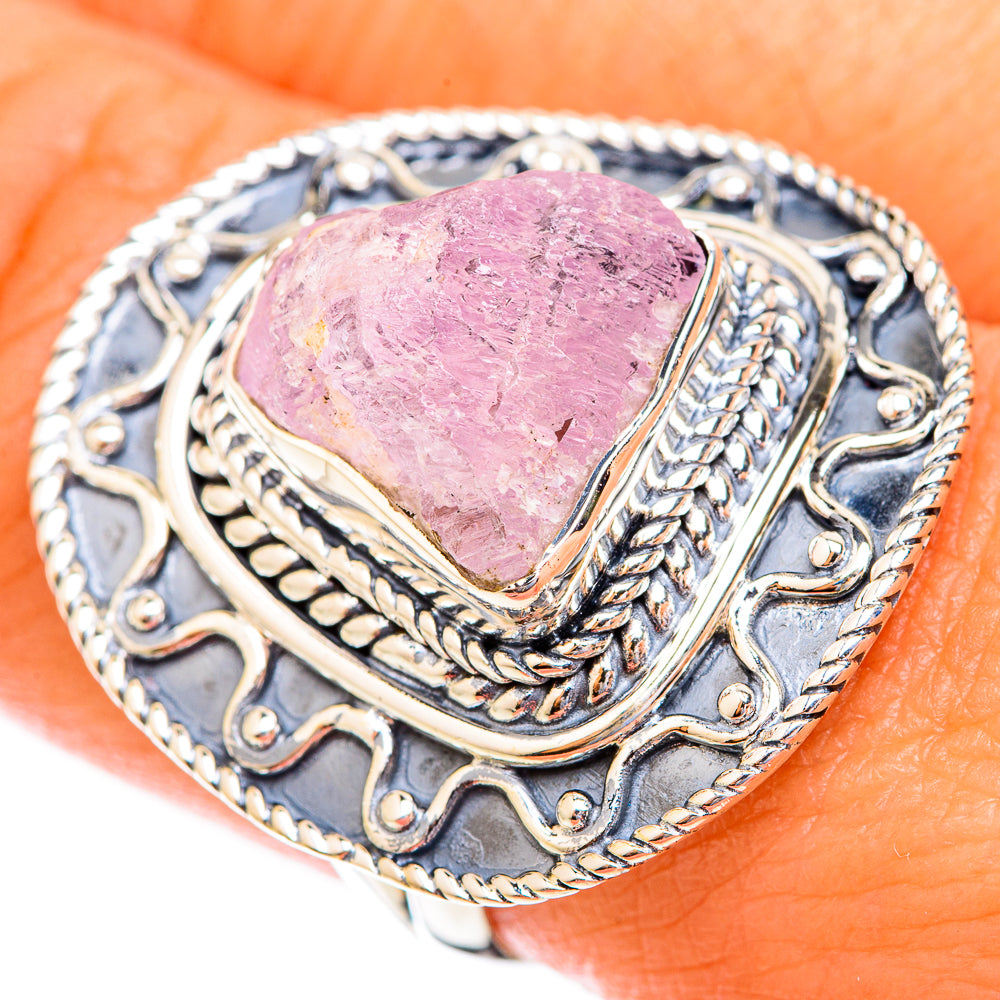 Kunzite Rings handcrafted by Anasilvercos - RING119066