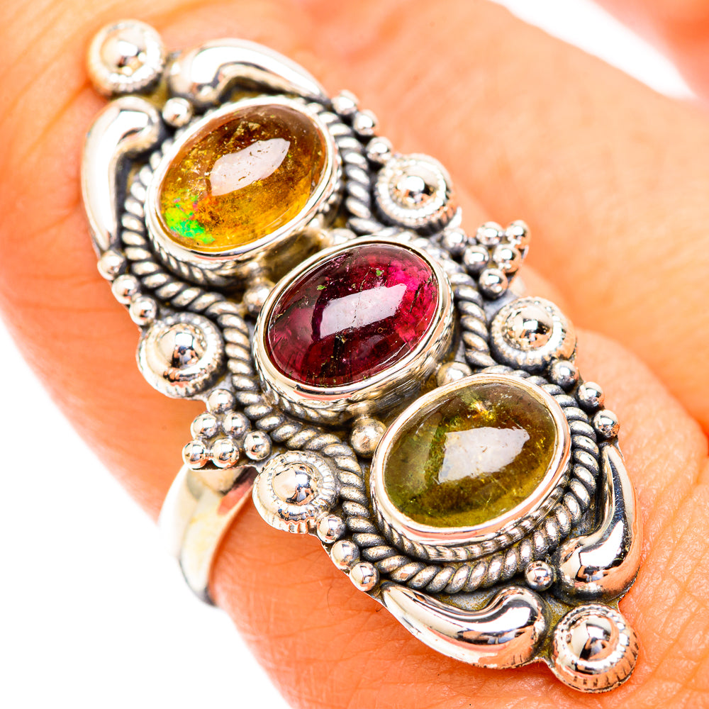 Tourmaline Rings handcrafted by Anasilvercos - RING119078