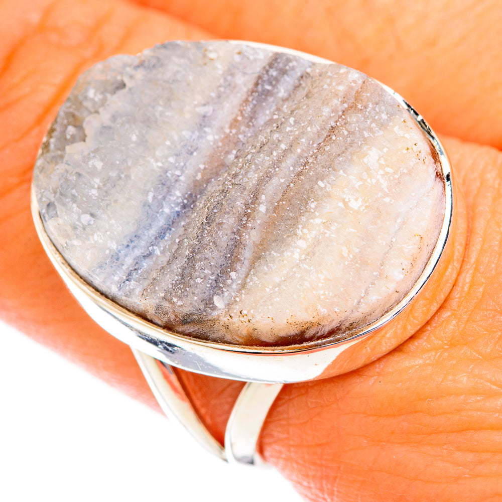 Desert Druzy Rings handcrafted by Anasilvercos - RING119080