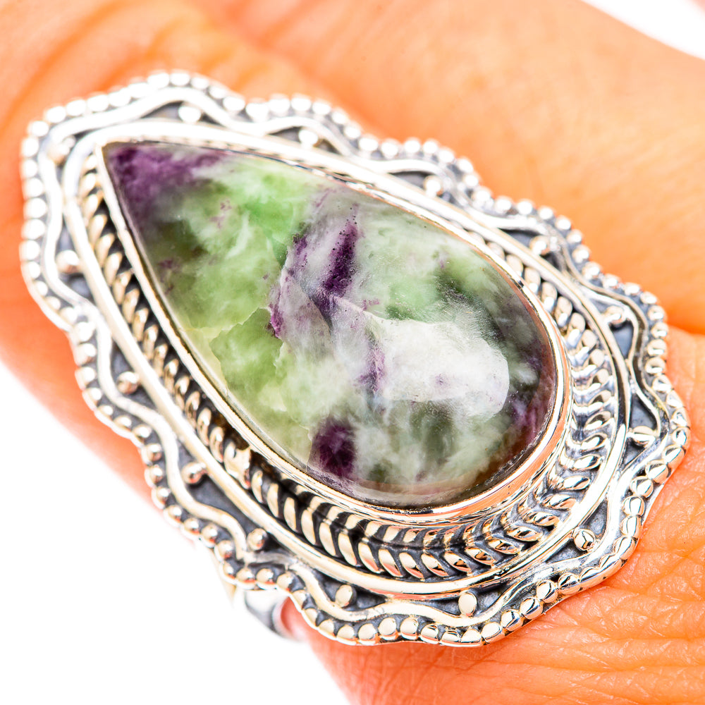 Charoite Rings handcrafted by Anasilvercos - RING119090