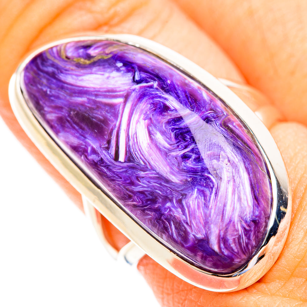 Charoite Rings handcrafted by Anasilvercos - RING119101