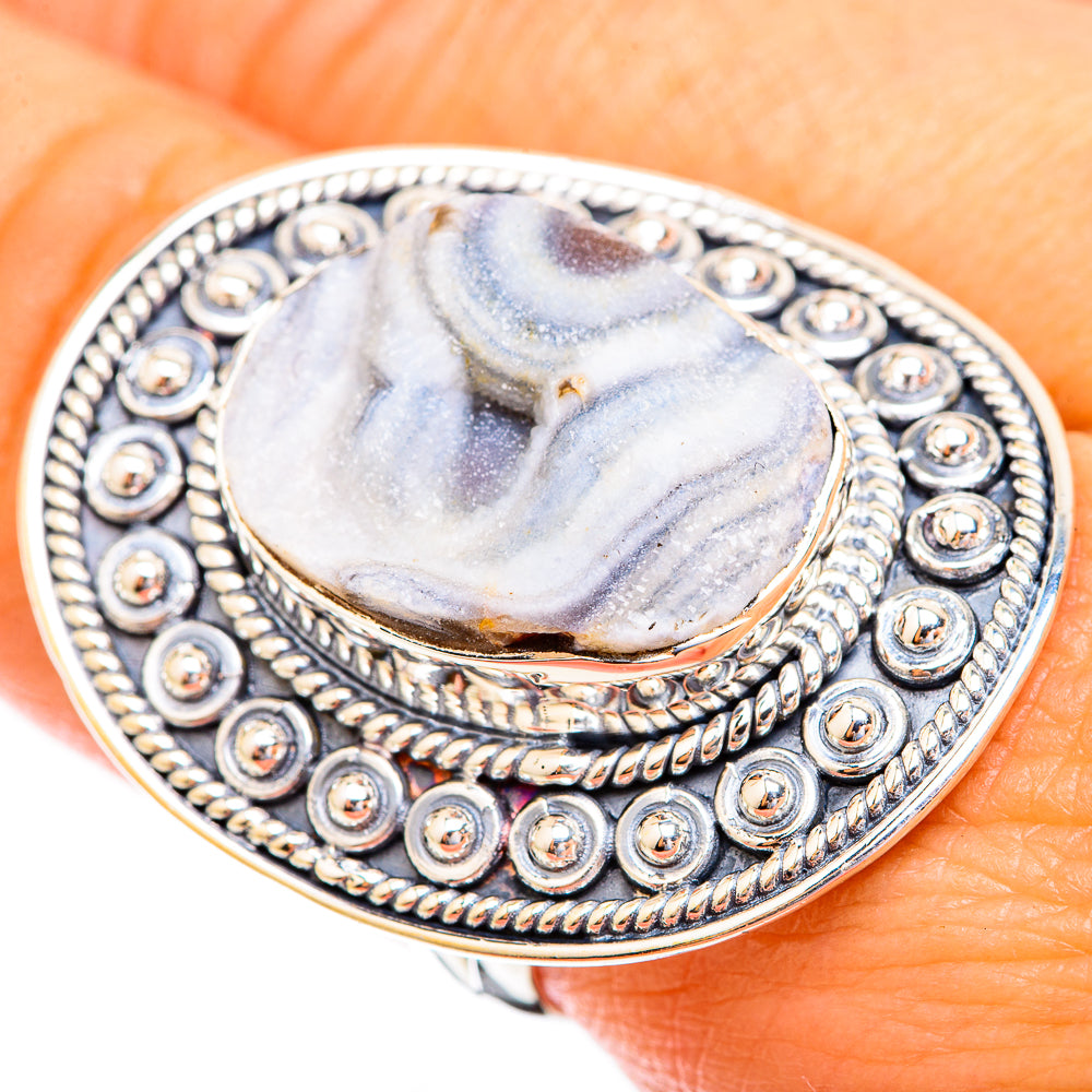 Desert Druzy Rings handcrafted by Anasilvercos - RING119112