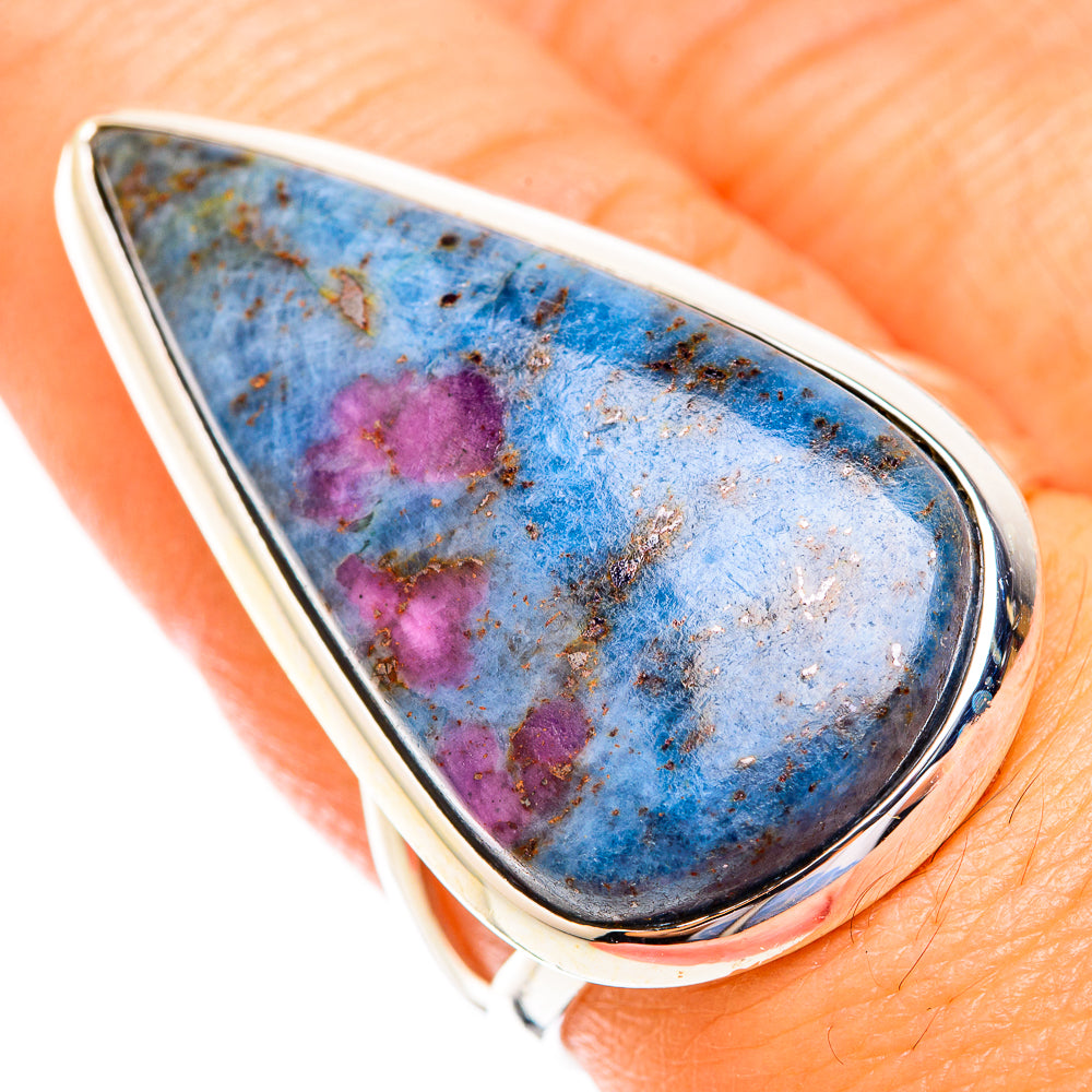 Ruby Fuchsite Rings handcrafted by Anasilvercos - RING119118