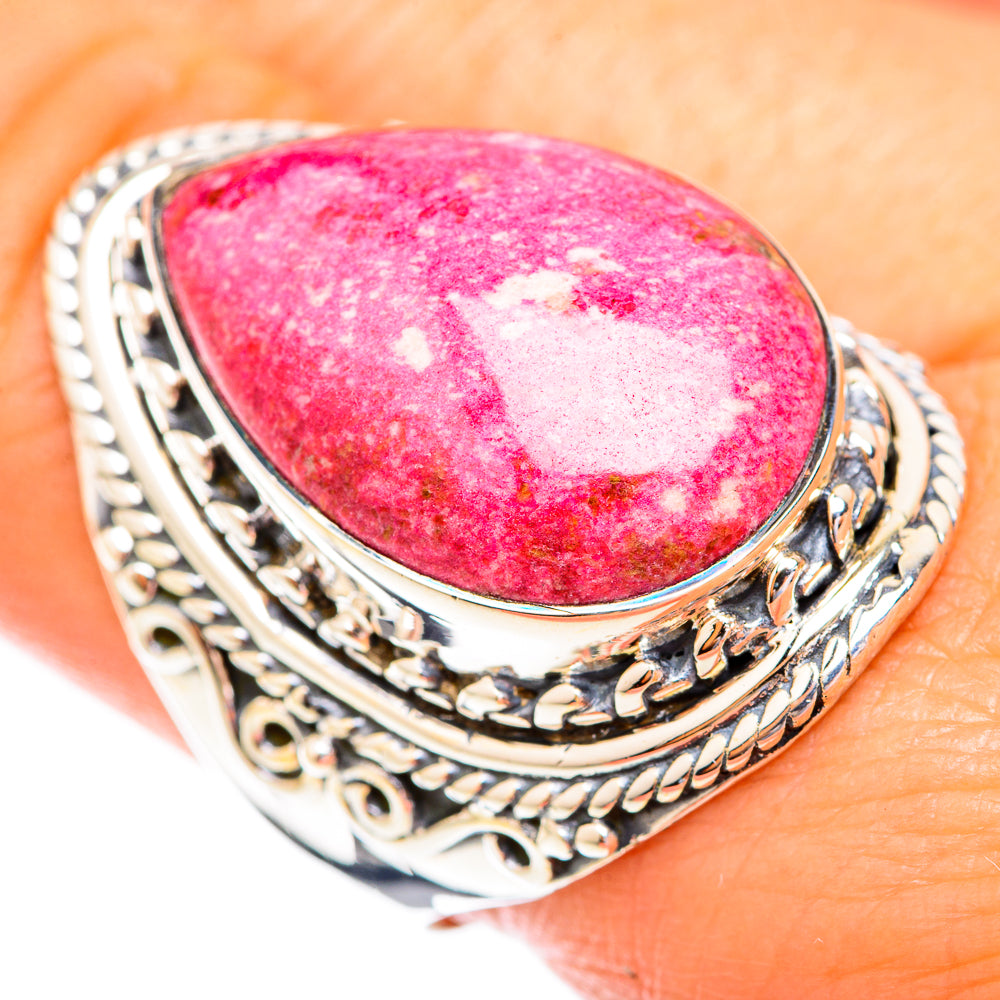 Thulite Rings handcrafted by Anasilvercos - RING119132