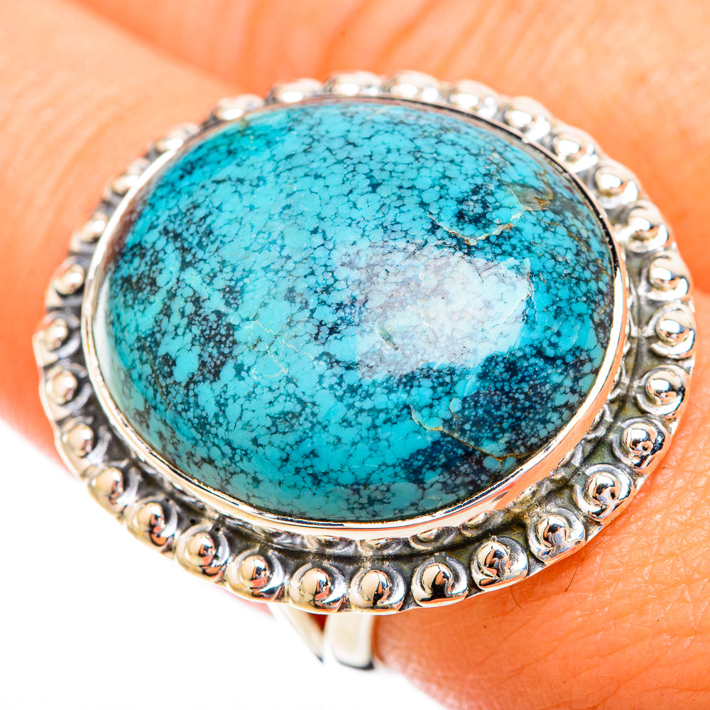 Turquoise Rings handcrafted by Anasilvercos - RING119146