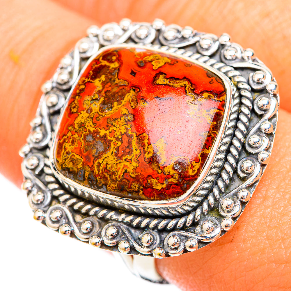 Moroccan Agate Rings handcrafted by Anasilvercos - RING119157