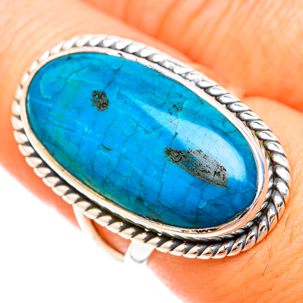 Chrysocolla Rings handcrafted by Anasilvercos - RING119176