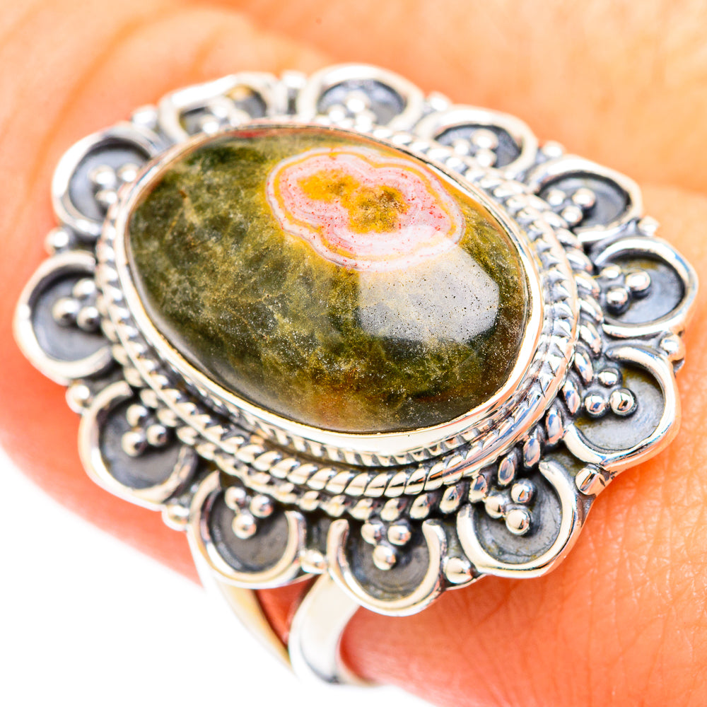 Ocean Jasper Rings handcrafted by Anasilvercos - RING119218