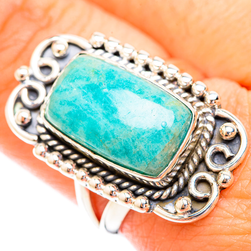 Amazonite Rings handcrafted by Anasilvercos - RING119248
