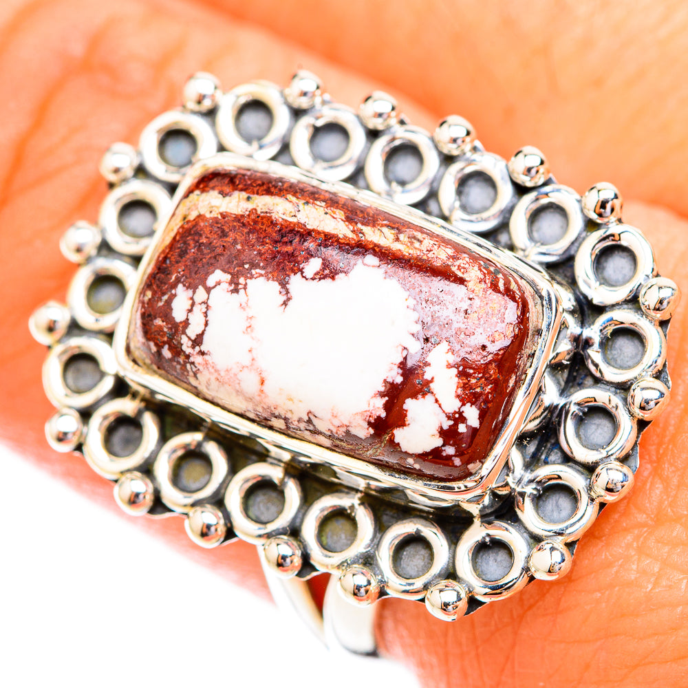 Wild Horse Jasper Rings handcrafted by Anasilvercos - RING119250