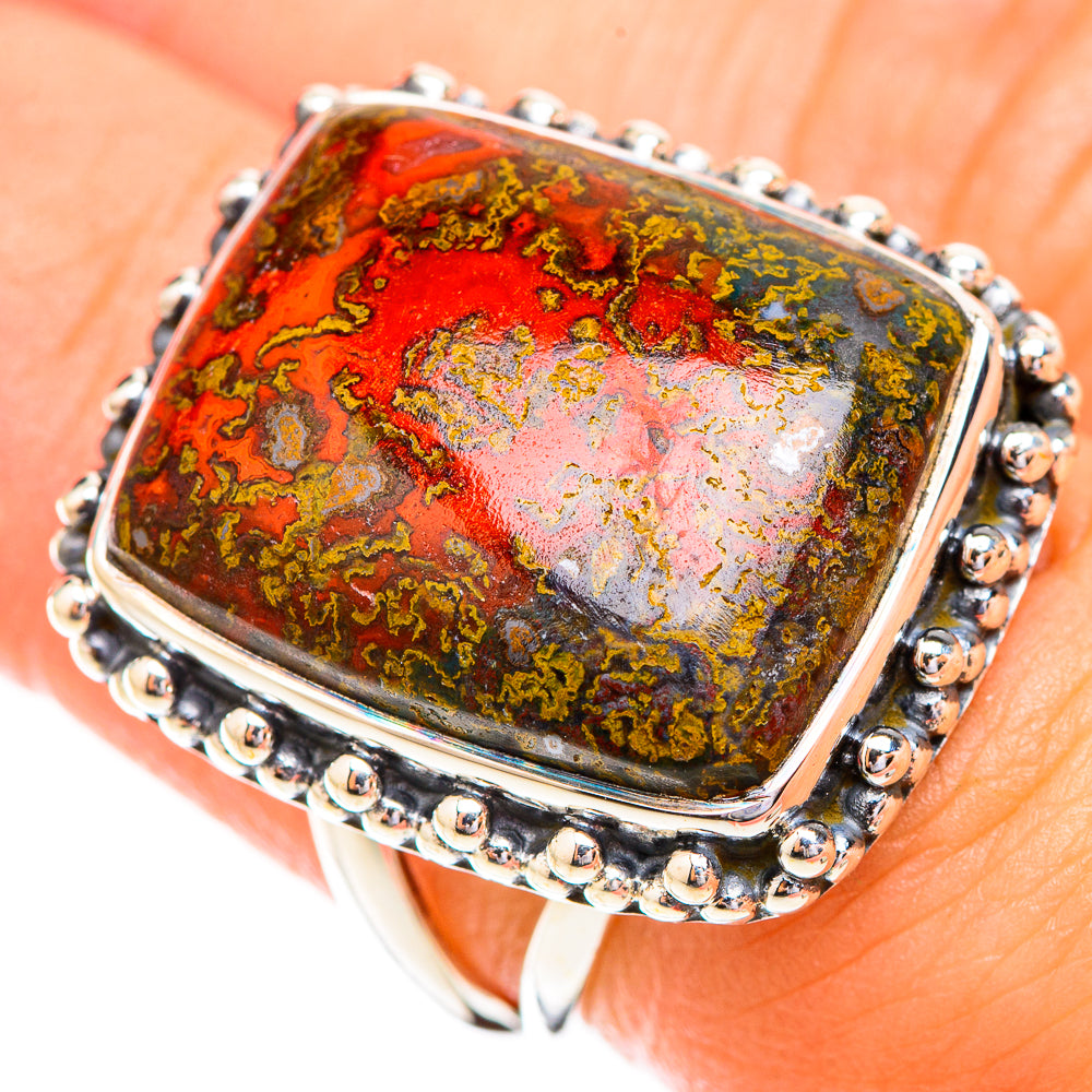 Moroccan Agate Rings handcrafted by Anasilvercos - RING119251