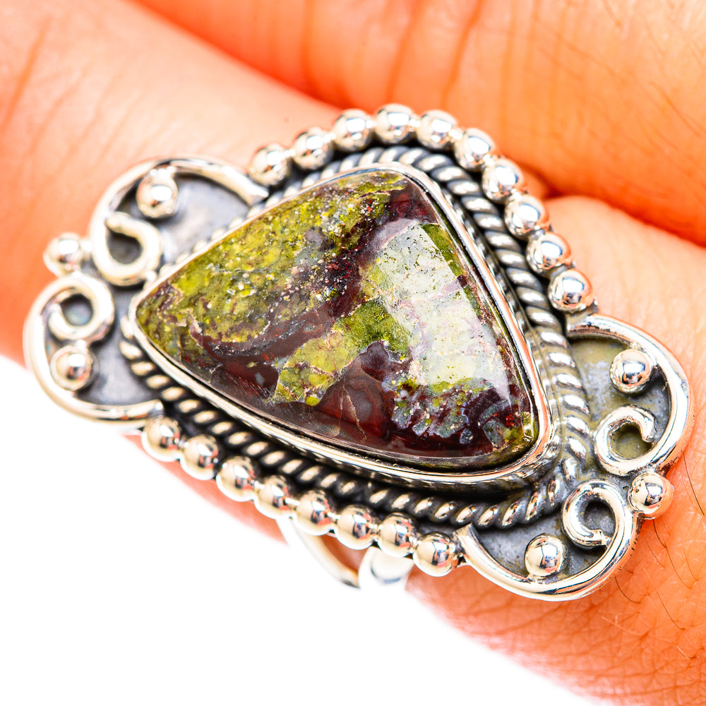 Dragon's Bloodstone Rings handcrafted by Anasilvercos - RING119265
