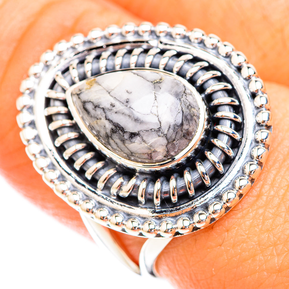 Pinolith Jasper Rings handcrafted by Anasilvercos - RING119267