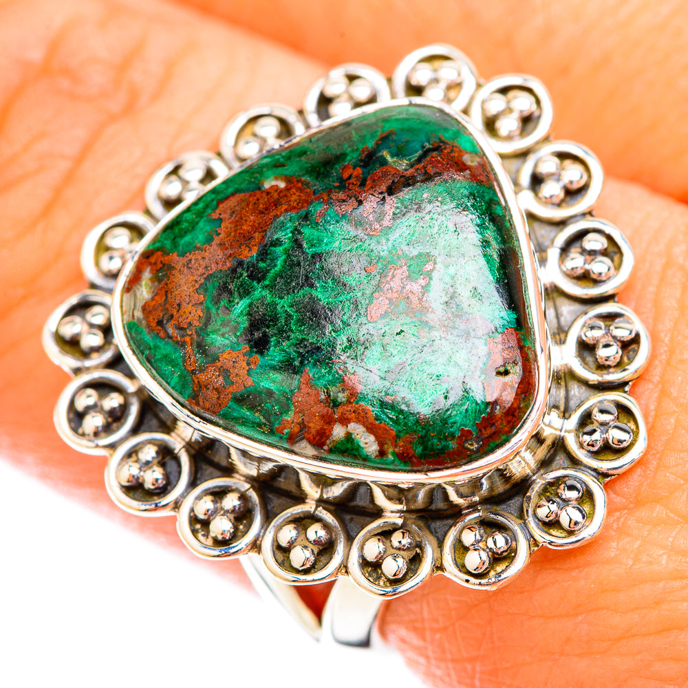 Malachite Rings handcrafted by Anasilvercos - RING119277
