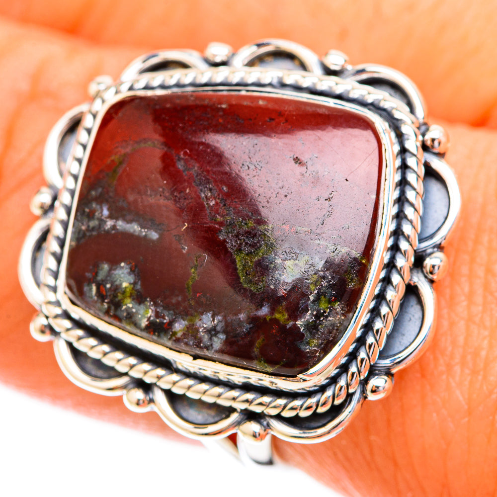 Red Jasper Rings handcrafted by Anasilvercos - RING119280