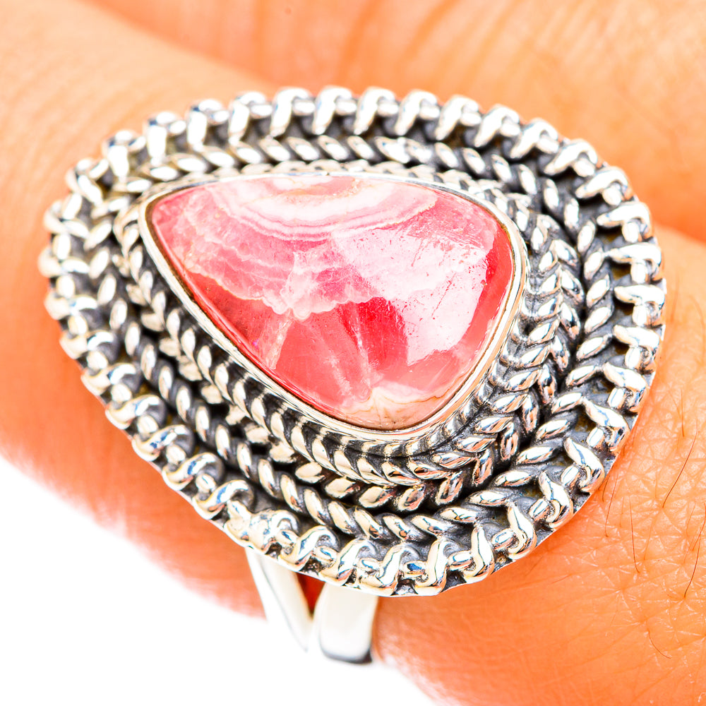 Rhodochrosite Rings handcrafted by Anasilvercos - RING119283