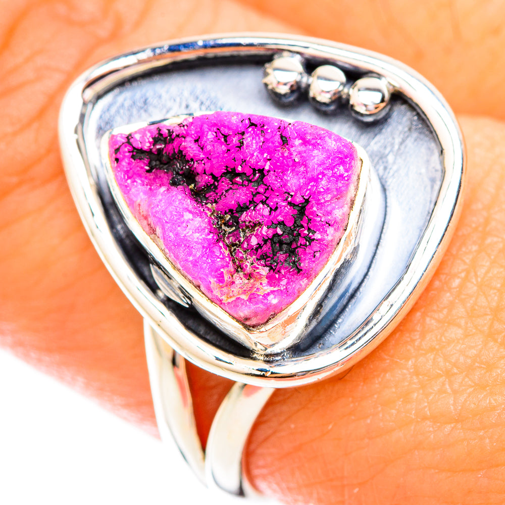 Ruby Fuchsite Rings handcrafted by Anasilvercos - RING119284