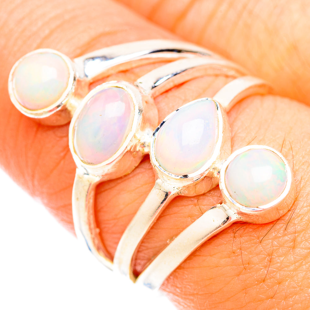 Ethiopian Opal Rings handcrafted by Anasilvercos - RING119292