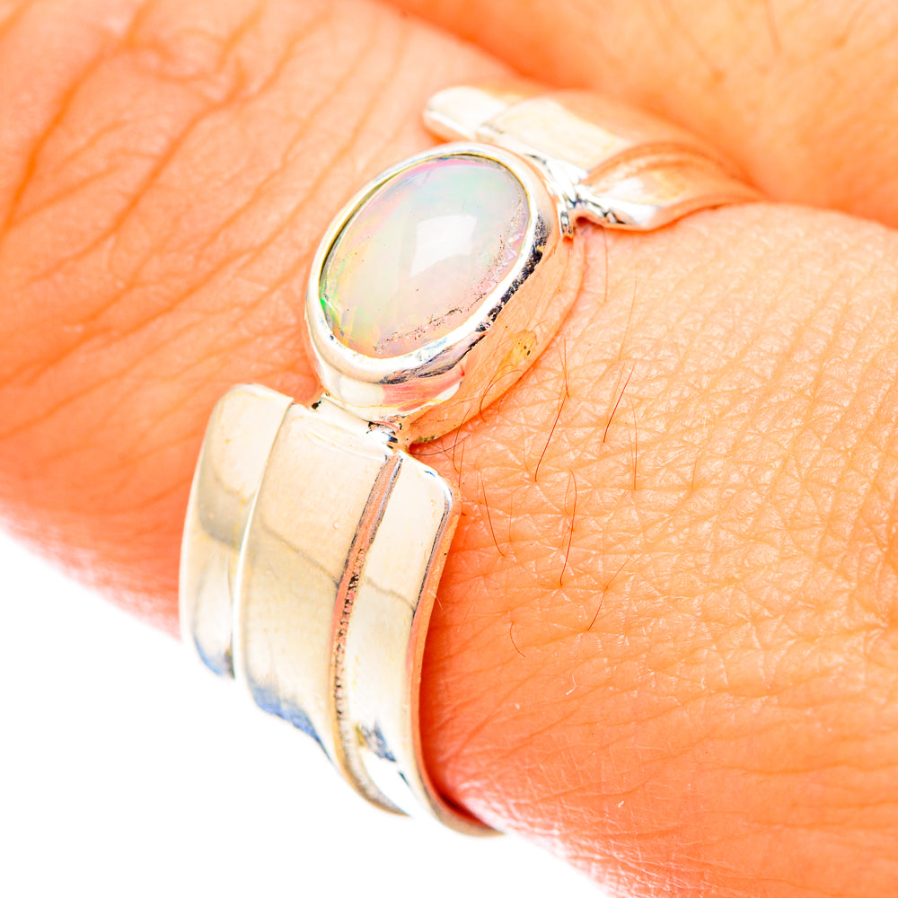 Ethiopian Opal Rings handcrafted by Anasilvercos - RING119293