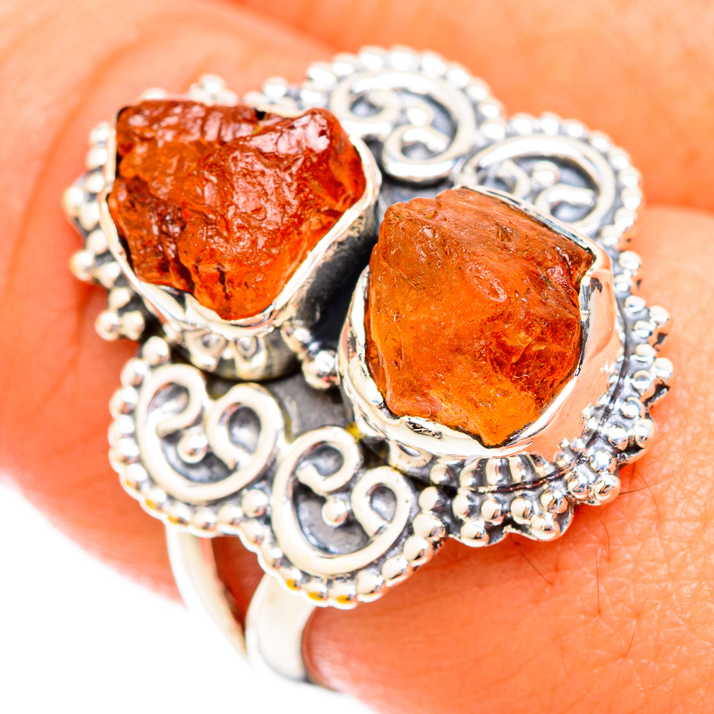 Carnelian Rings handcrafted by Anasilvercos - RING119307
