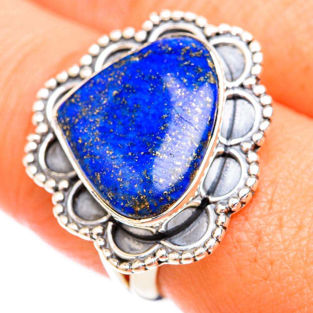 Lapis Lazuli Rings handcrafted by Anasilvercos - RING119320