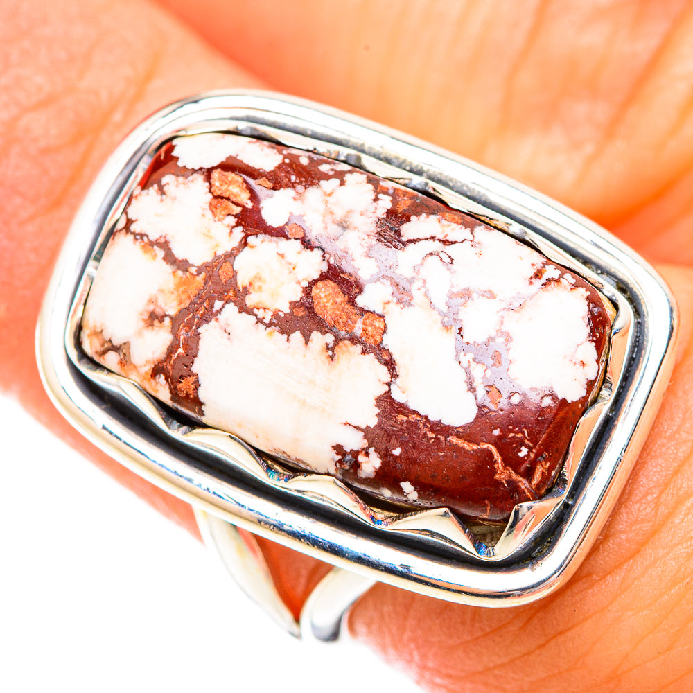 Wild Horse Jasper Rings handcrafted by Anasilvercos - RING119329