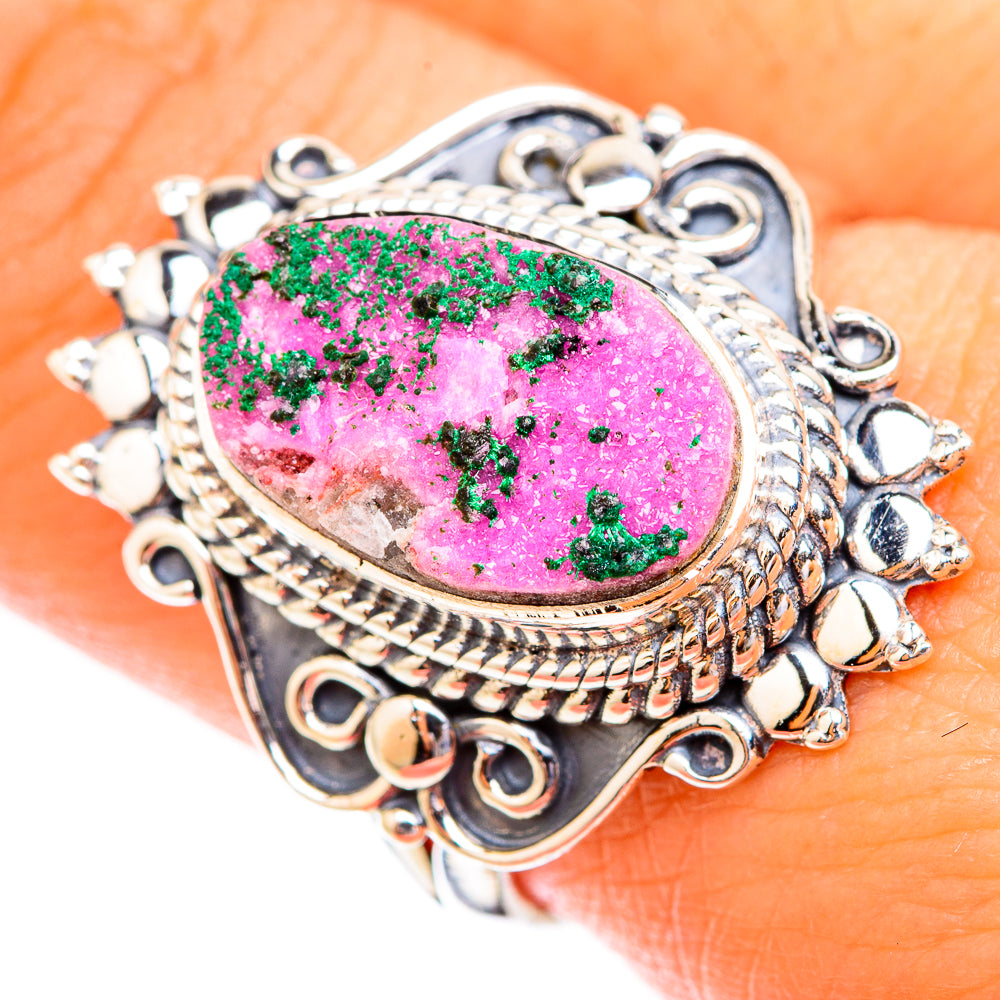 Ruby Fuchsite Rings handcrafted by Anasilvercos - RING119333