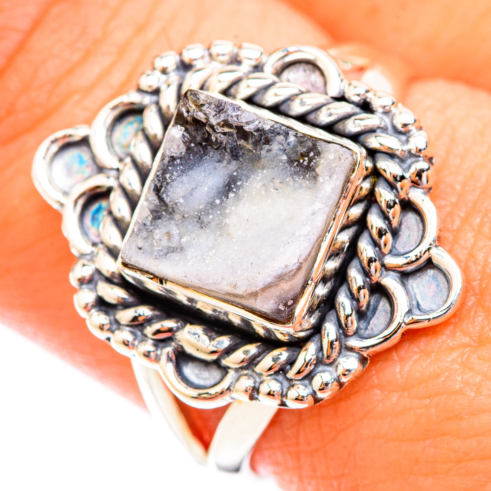 Desert Druzy Rings handcrafted by Anasilvercos - RING119344
