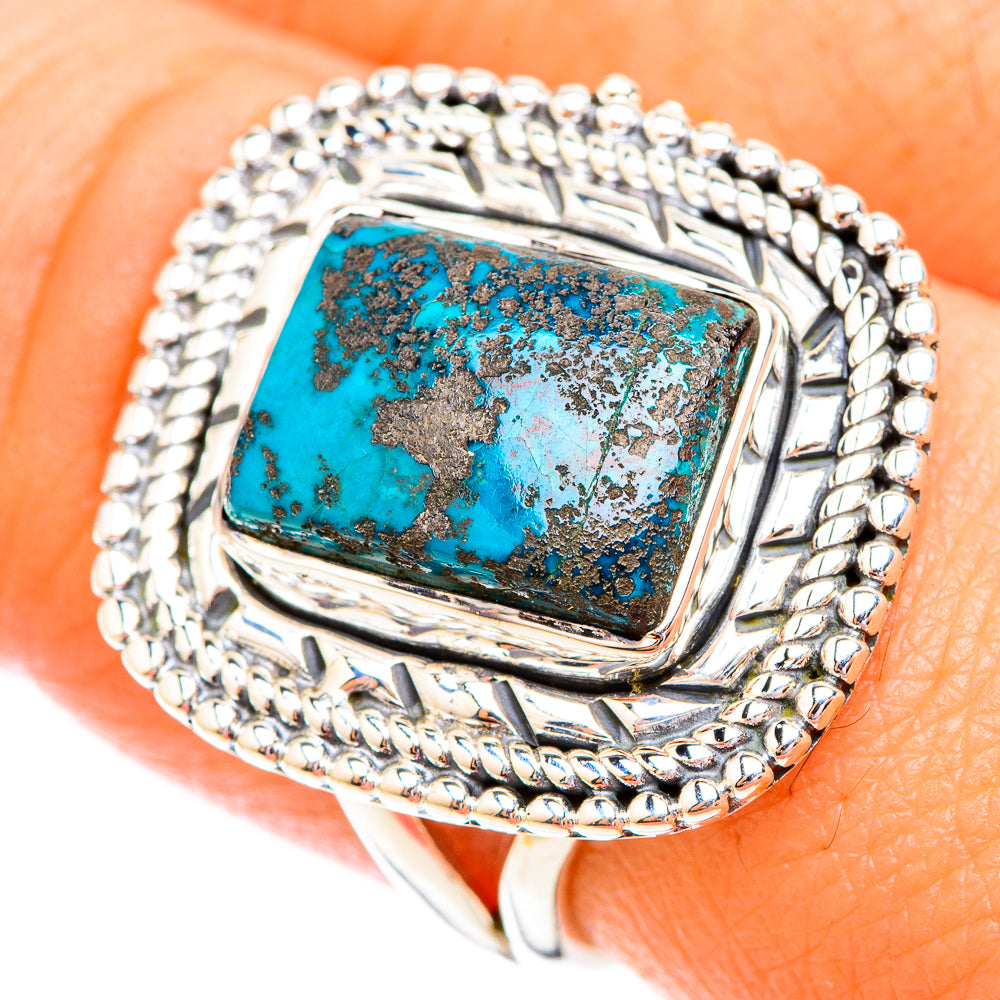 Shattuckite Rings handcrafted by Anasilvercos - RING119348