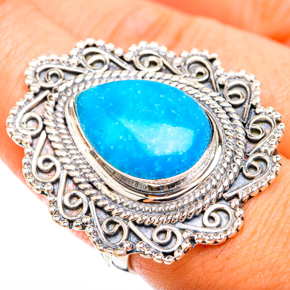 Smithsonite Rings handcrafted by Anasilvercos - RING119390
