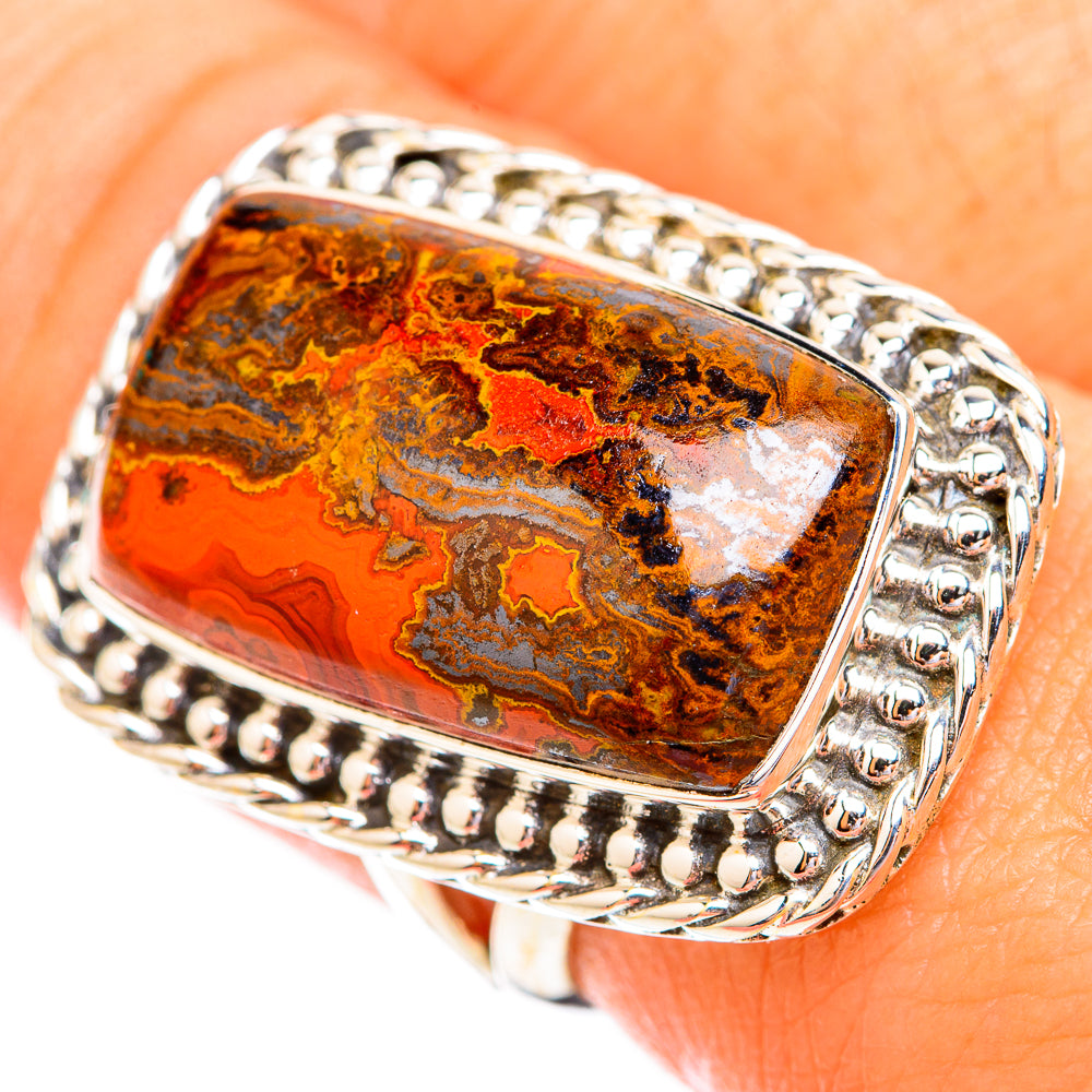 Moroccan Agate Rings handcrafted by Anasilvercos - RING119407