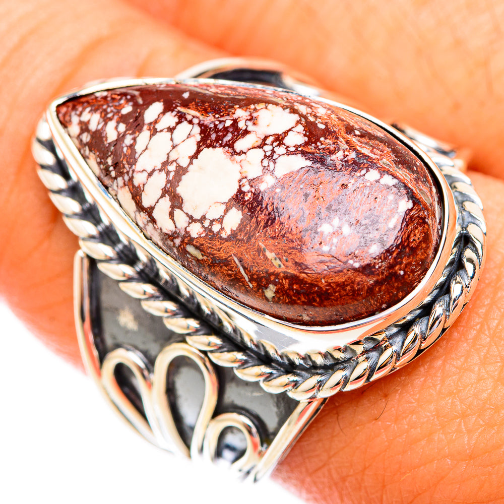Wild Horse Jasper Rings handcrafted by Anasilvercos - RING119410