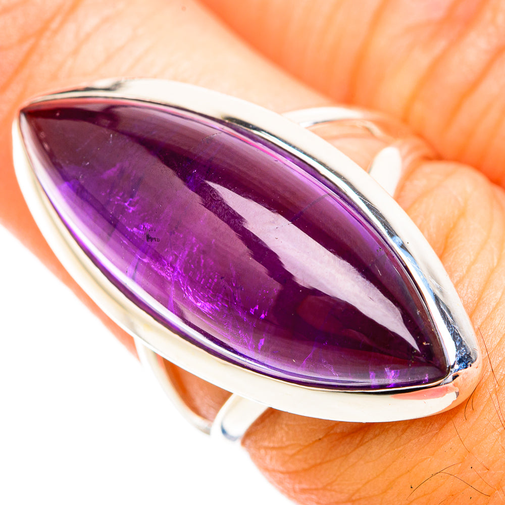 Amethyst Rings handcrafted by Anasilvercos - RING119417
