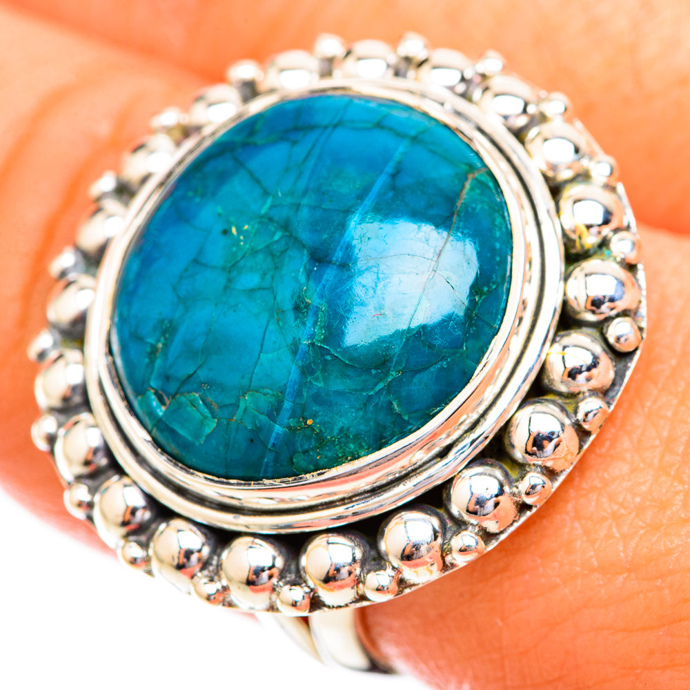 Chrysocolla Rings handcrafted by Anasilvercos - RING119432