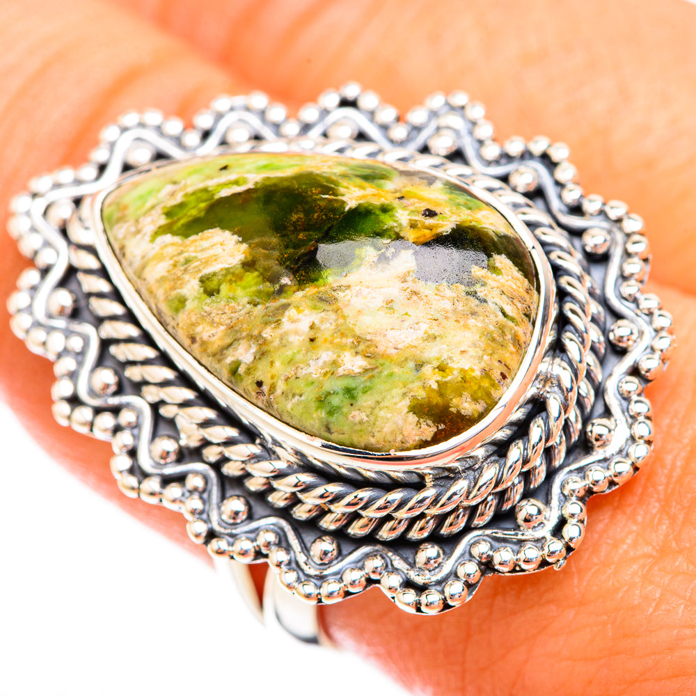 Ocean Jasper Rings handcrafted by Anasilvercos - RING119441