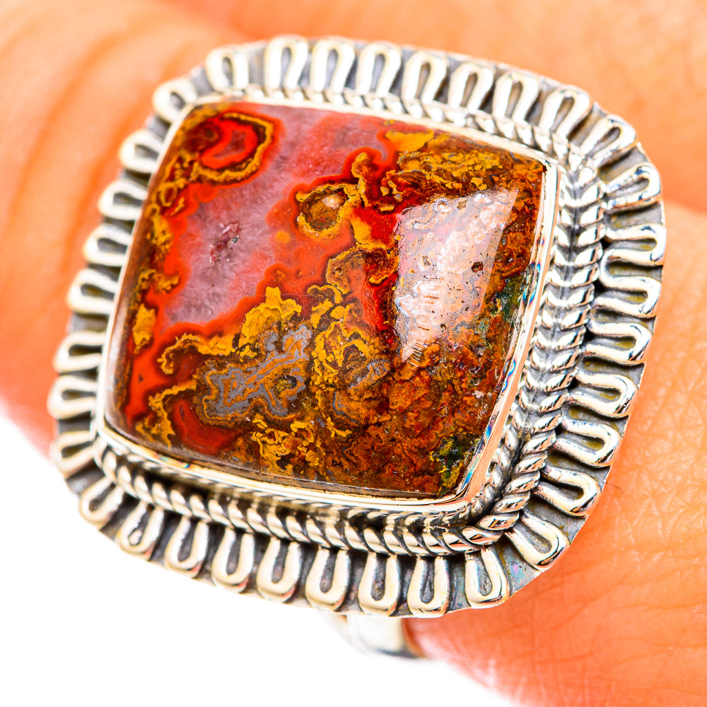 Moroccan Agate Rings handcrafted by Anasilvercos - RING119446