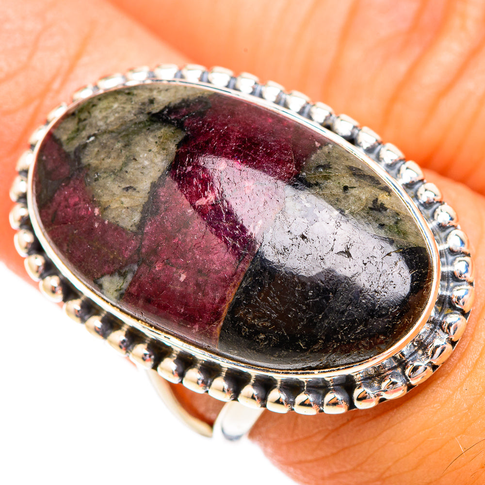 Russian Eudialyte Rings handcrafted by Anasilvercos - RING119454