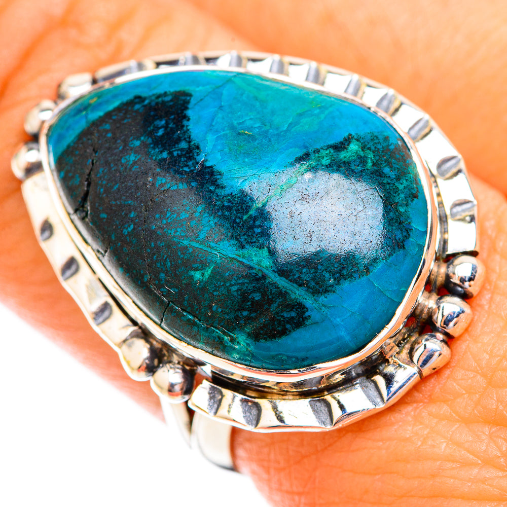 Shattuckite Rings handcrafted by Anasilvercos - RING119469