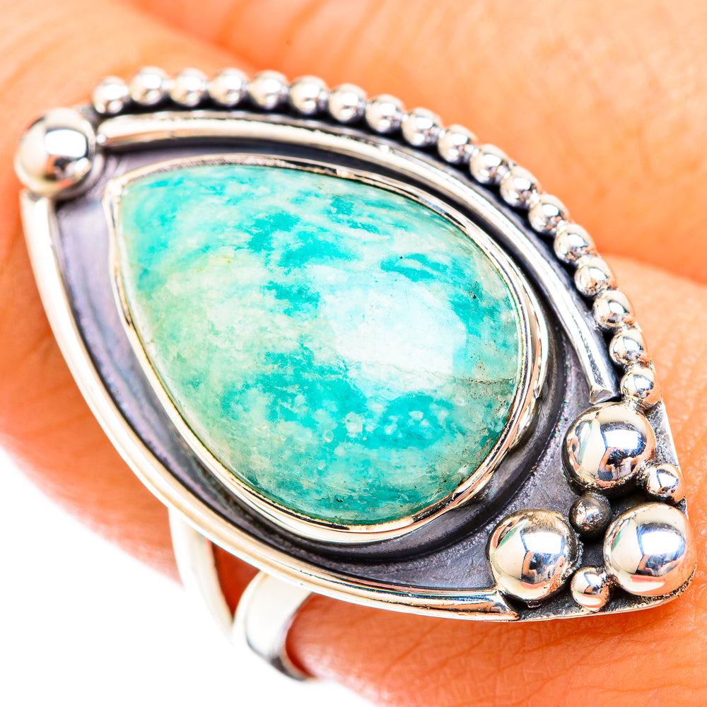Amazonite Rings handcrafted by Anasilvercos - RING119475