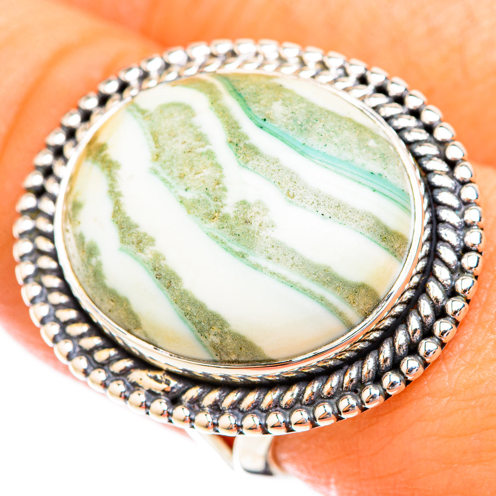 Ocean Jasper Rings handcrafted by Anasilvercos - RING119479