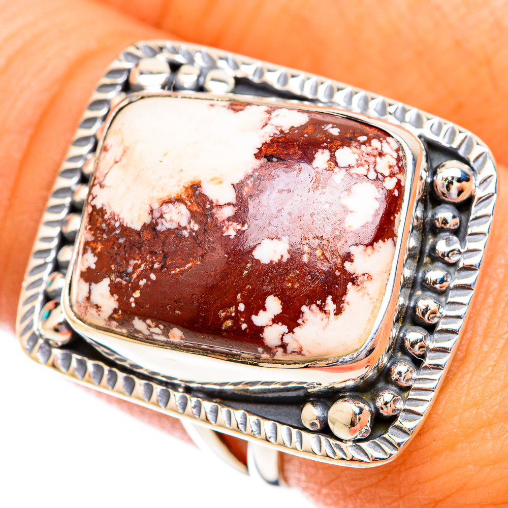 Wild Horse Jasper Rings handcrafted by Anasilvercos - RING119482