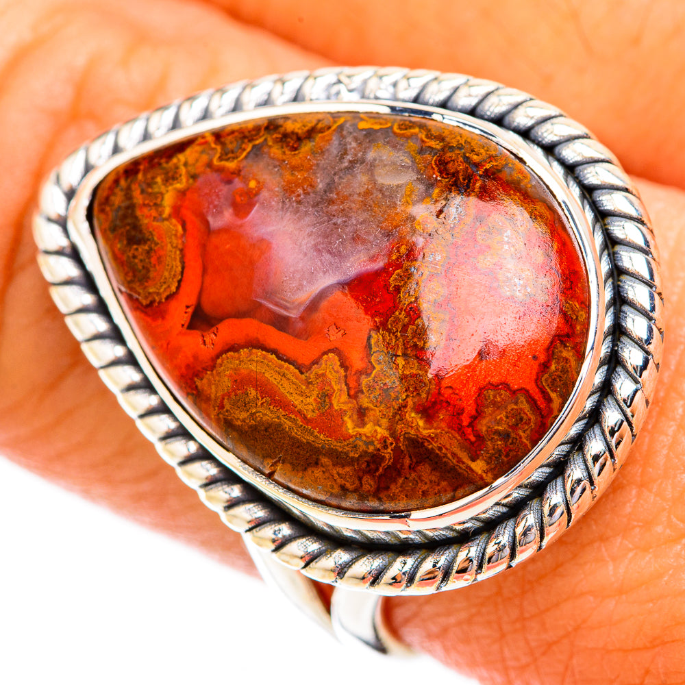 Moroccan Agate Rings handcrafted by Anasilvercos - RING119484