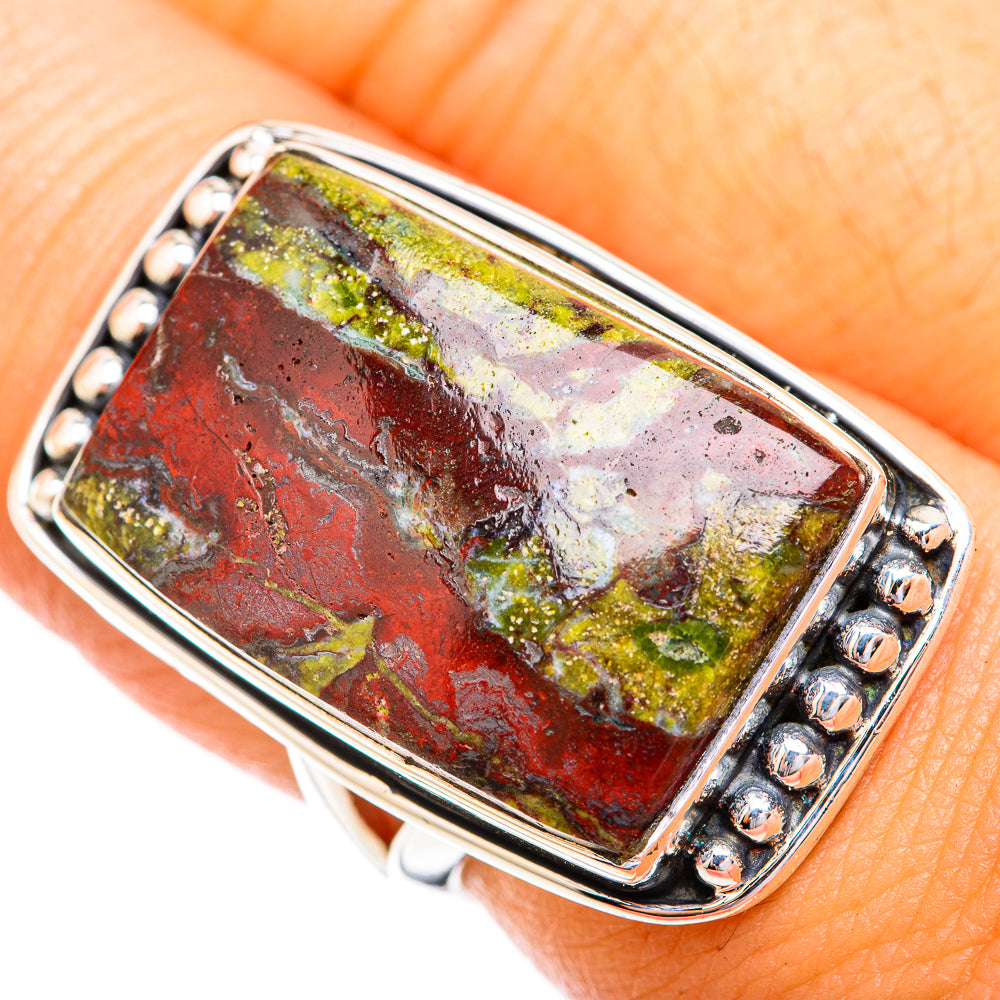 Dragon's Bloodstone Rings handcrafted by Anasilvercos - RING119502