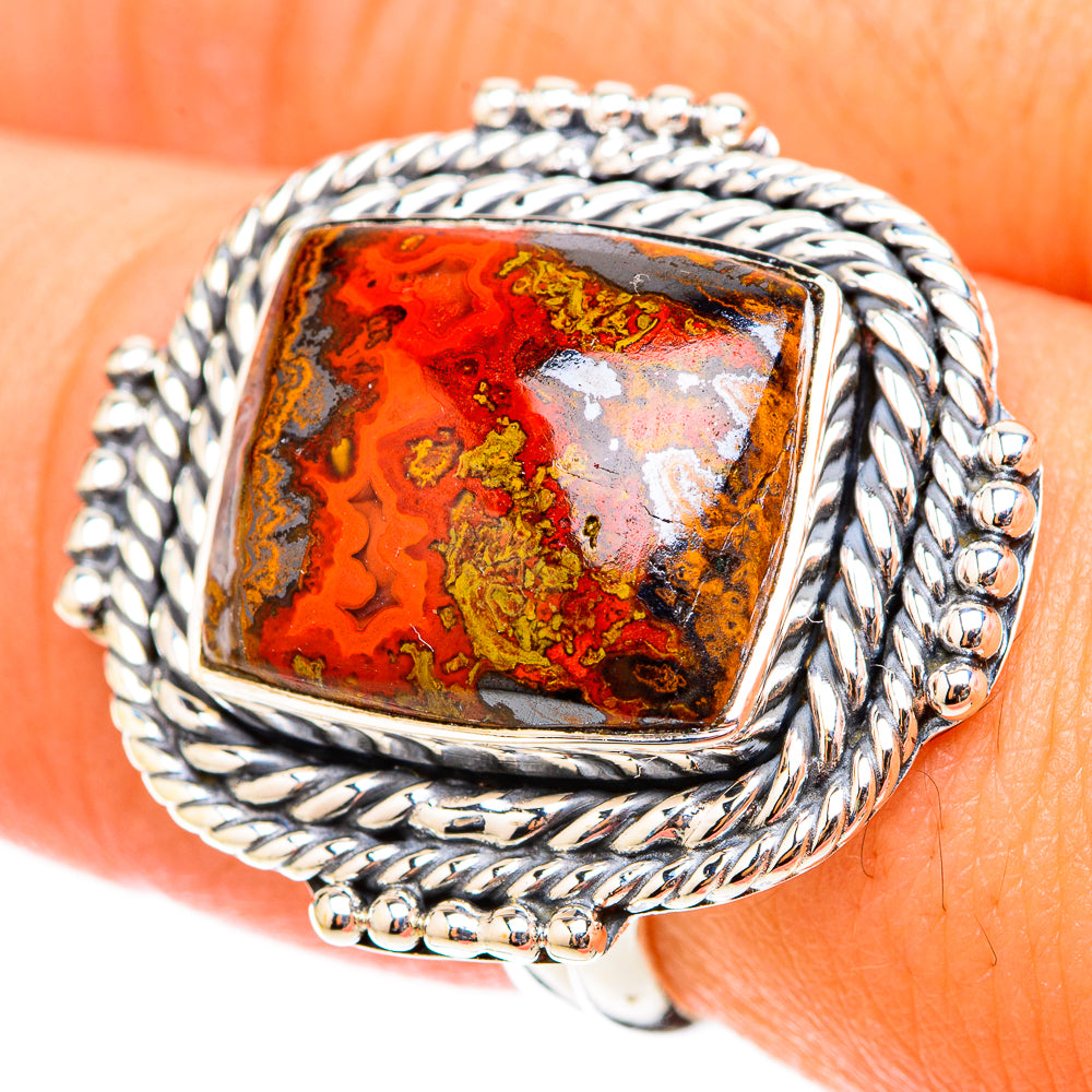 Moroccan Agate Rings handcrafted by Anasilvercos - RING119522