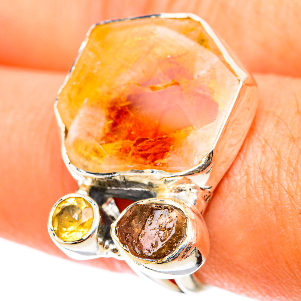 Citrine Rings handcrafted by Anasilvercos - RING119524