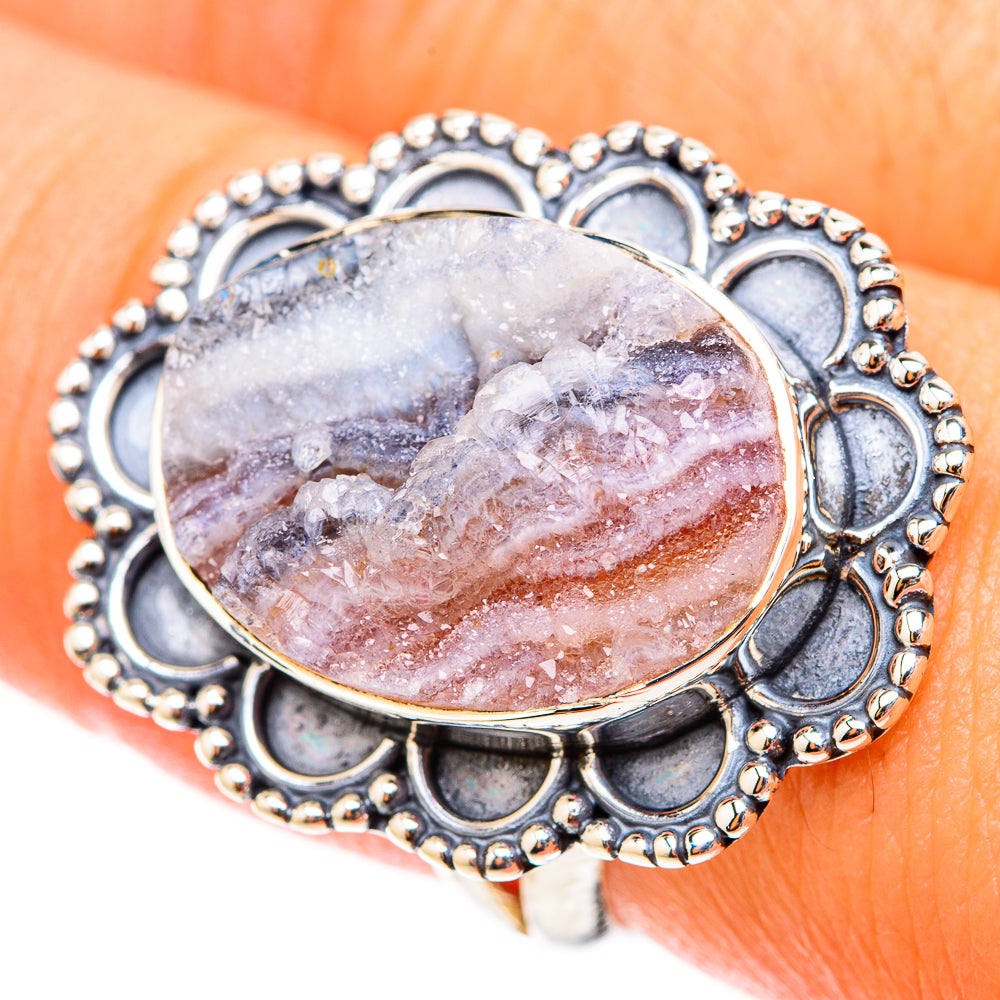 Desert Druzy Rings handcrafted by Anasilvercos - RING119538