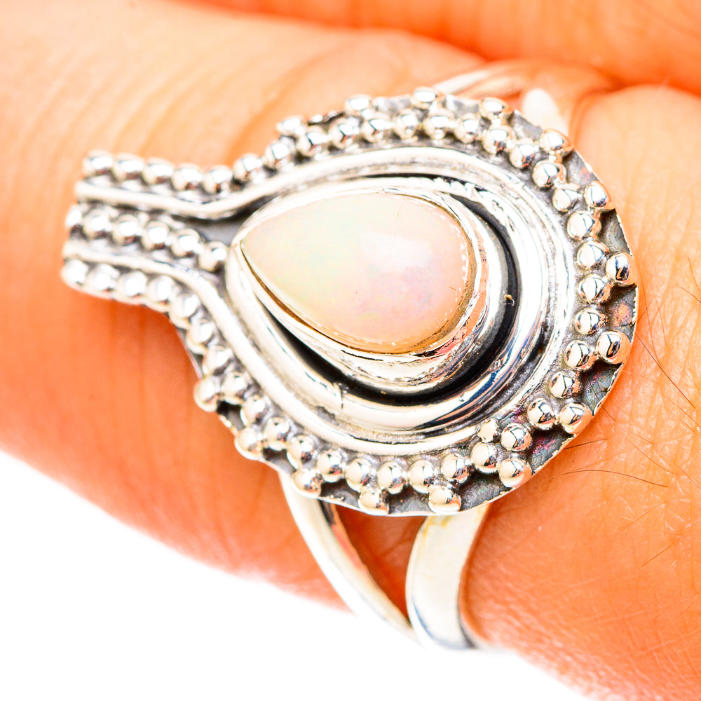 Ethiopian Opal Rings handcrafted by Anasilvercos - RING119588